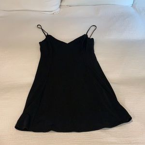 Black mini dress